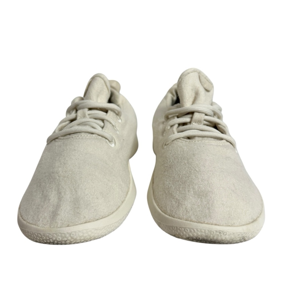 ALLBIRDS Wool Runner Sneakers in Natural White Cream Merino Wool Womens Size 9 - Picture 4 of 14